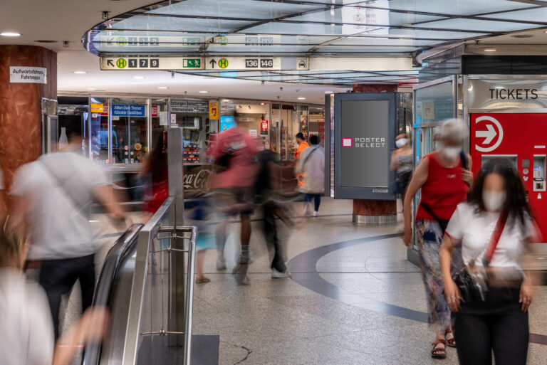 DOOH Werbung – digitaler Screen im öffentlichen Raum
